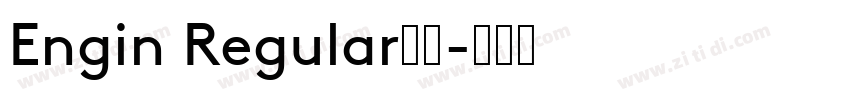 Engin Regular下载字体转换